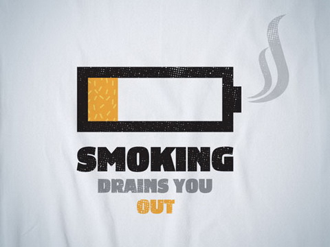 Anti-Smoking - Smoking drains you out.